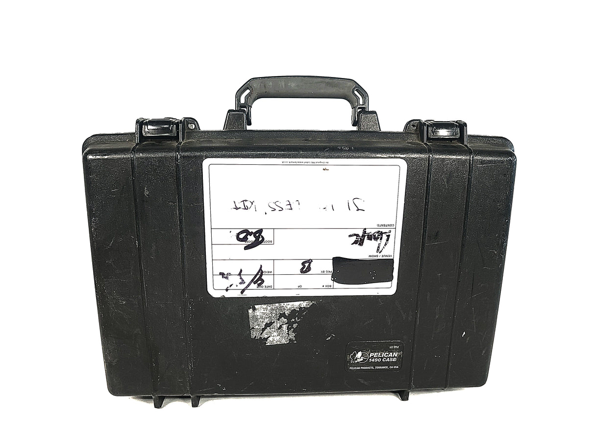 Shure ULXP4 Wireless Receiver Kit (J1: 554-590MHz) w/ Accessories in Pelican 1490 Case