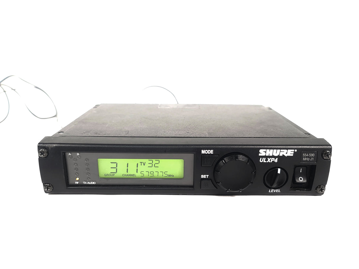 Shure ULXP4 Wireless Receiver Kit (J1: 554-590MHz) w/ Accessories in Pelican 1490 Case