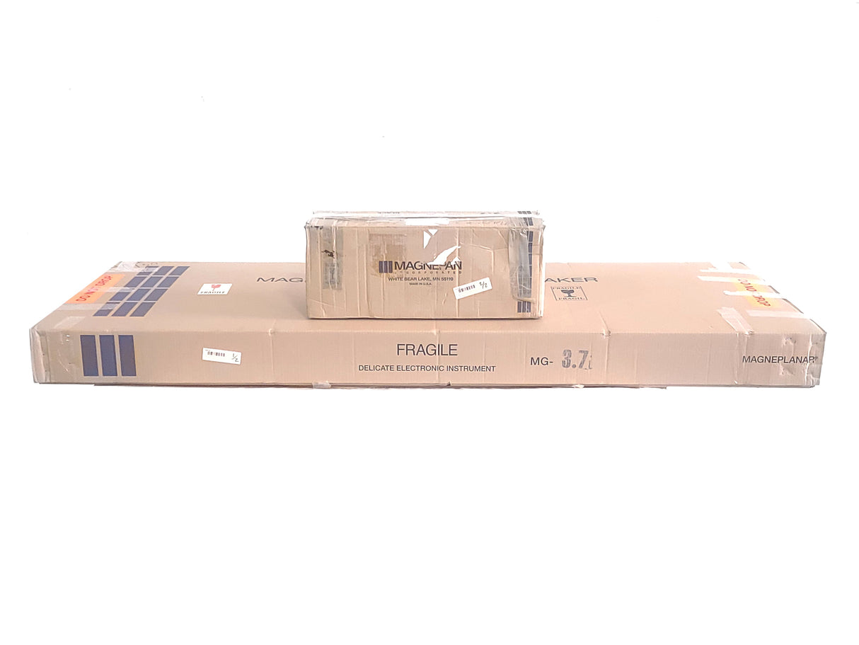 (2) Magnepan 3.7i Loudspeakers w/ (4) Feet in Original Box