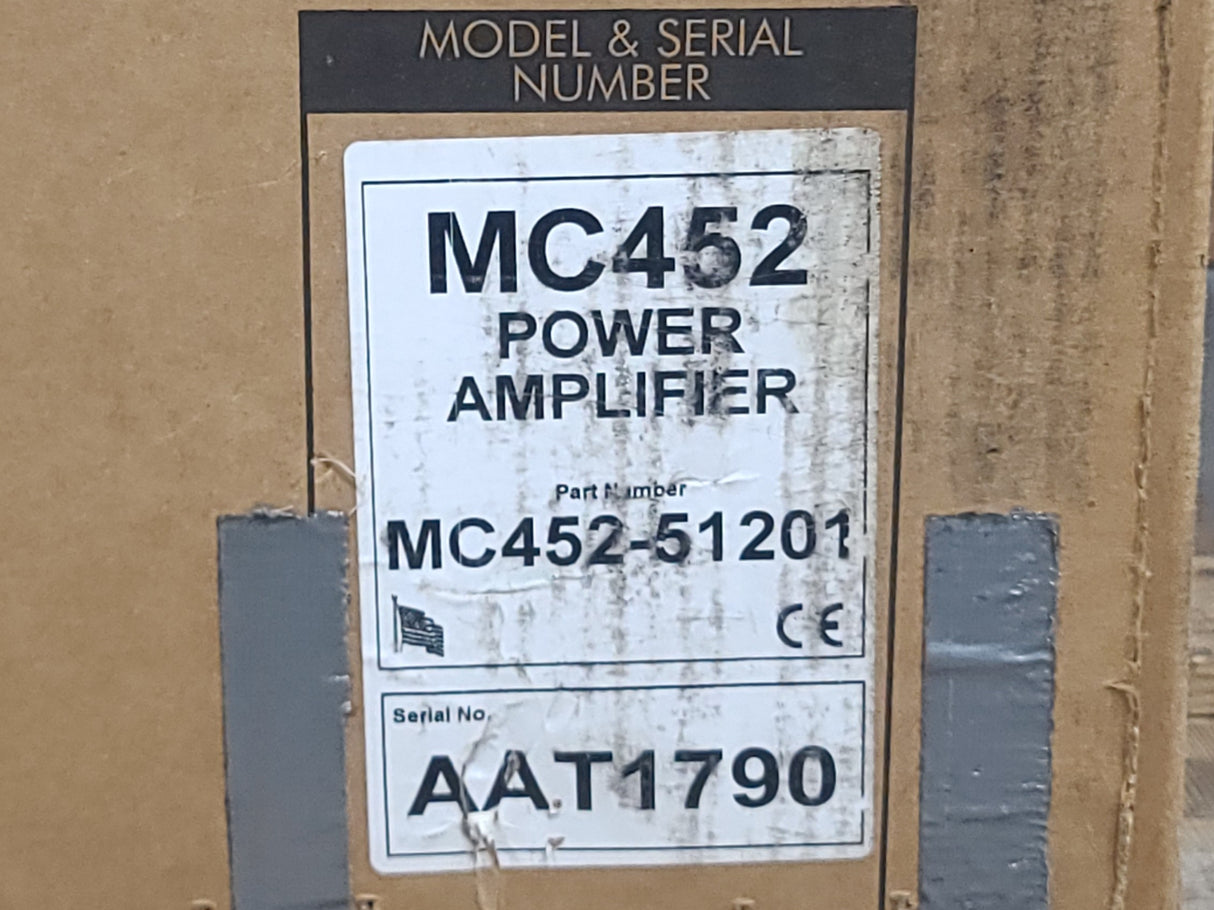 McIntosh MC452 Power Amplifier in Original Box