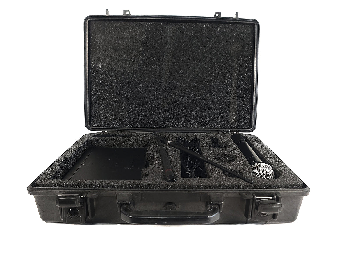 Shure ULXP4 Wireless Receiver Kit (J1: 554-590MHz) w/ Accessories in Pelican 1490 Case