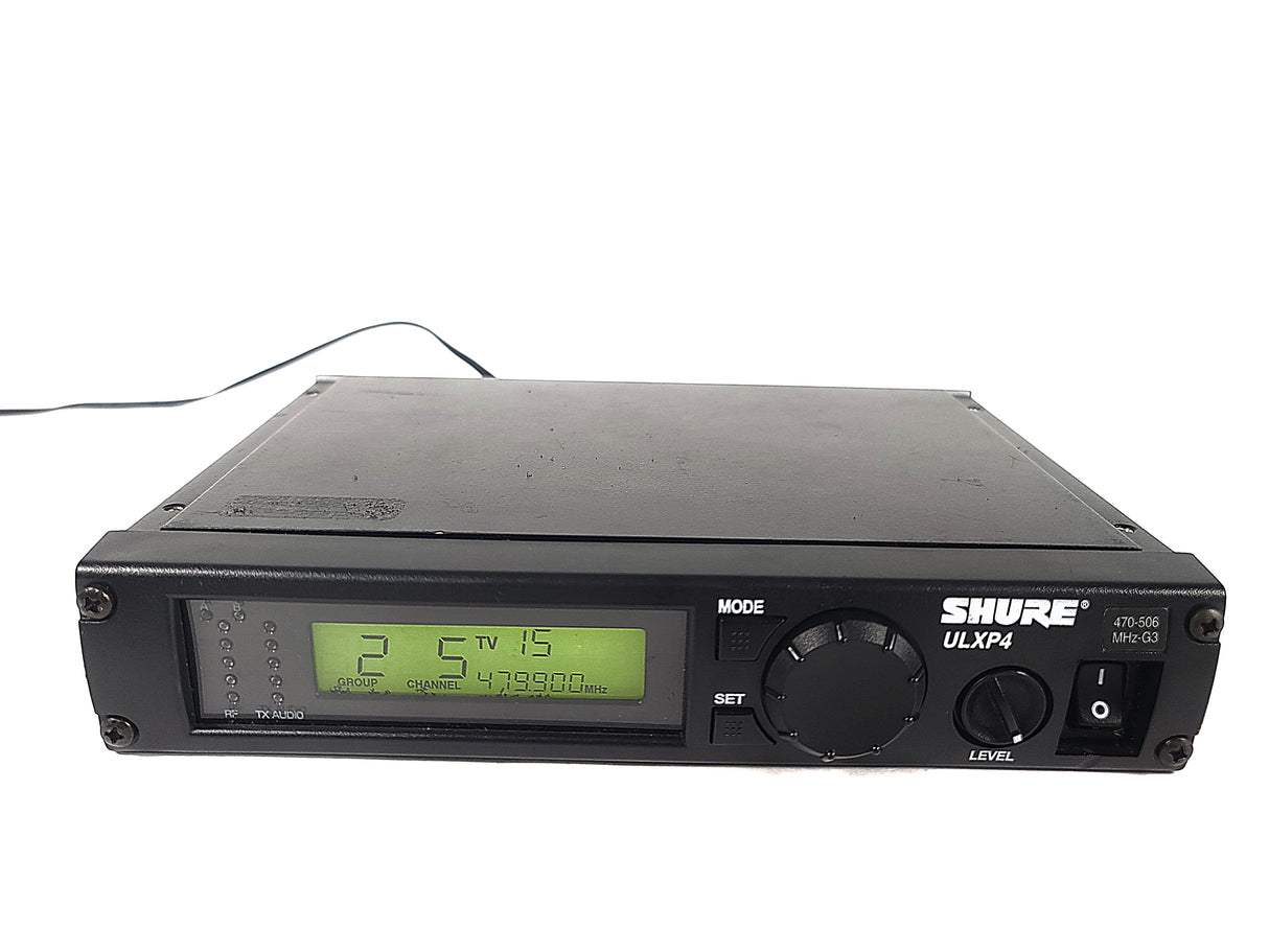Shure ULXP4 Wireless Receiver Kit (G3: 470-506MHz) w/ Accessories in Pelican 1490 Case