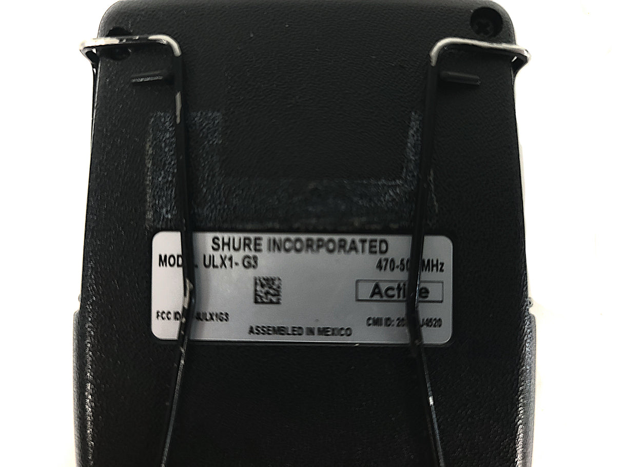 Shure ULXP4 Wireless Receiver Kit (G3: 470-506MHz) w/ Accessories in Pelican 1490 Case