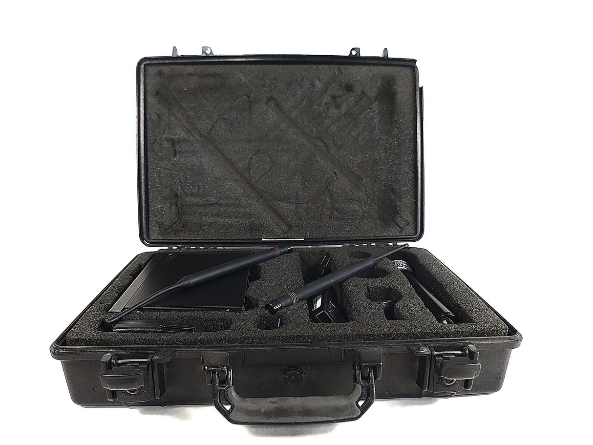 Shure ULXP4 Wireless Receiver Kit (G3: 470-506MHz) w/ Accessories in Pelican 1490 Case