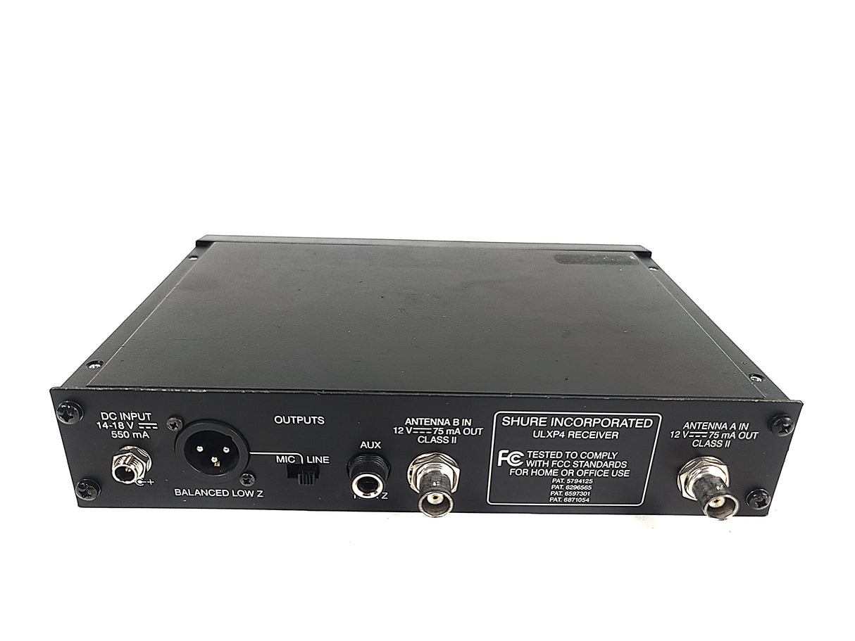 Shure ULXP4 Wireless Receiver Kit (G3: 470-506MHz) w/ Accessories in Pelican 1490 Case