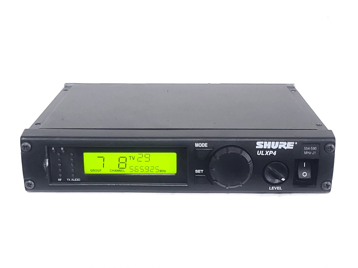 Shure ULXP4 Wireless Receiver Kit (J1: 554-590MHz) w/ Accessories in Pelican 1490 Case