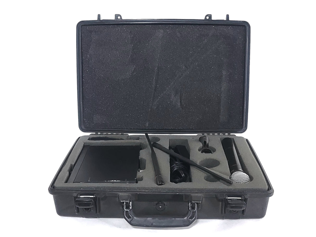 Shure ULXP4 Wireless Receiver Kit (J1: 554-590MHz) w/ Accessories in Pelican 1490 Case