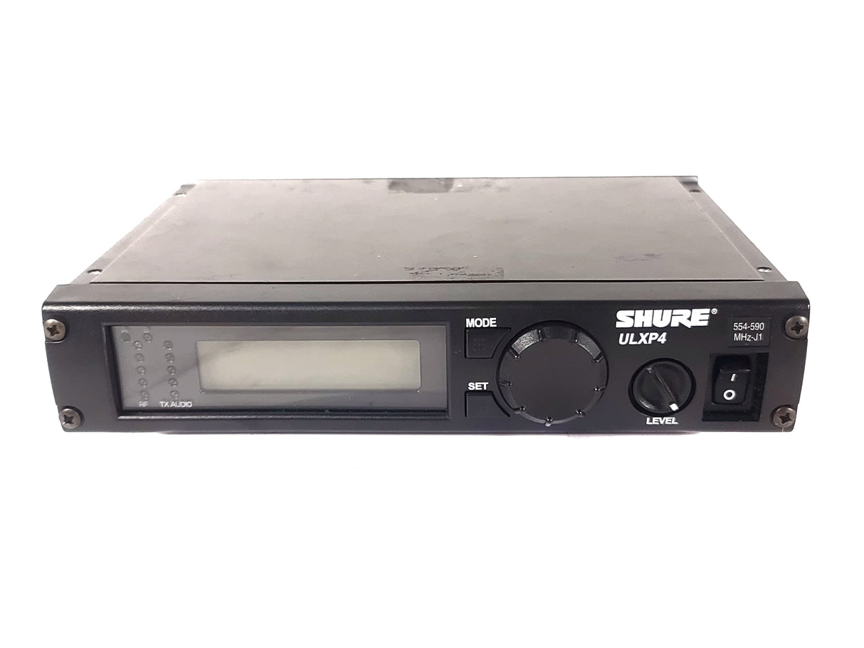 Shure ULXP4 Wireless Receiver (J1: 554-590 MHz) (TONE KEY ISSUES)