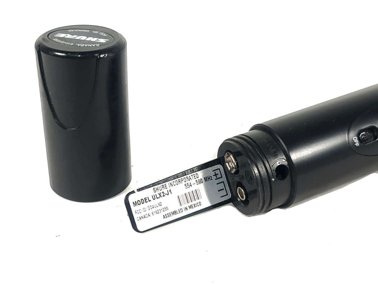 Shure ULX2 Hand Held Microphone (J1: 554-590 MHz) w/ Shure SM58