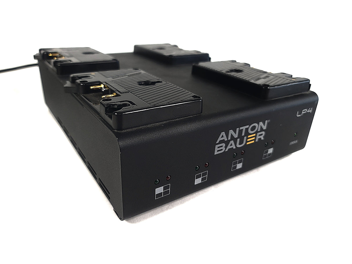 Anton Bauer 8475-0126 LP4 Quad Gold Mount Charger