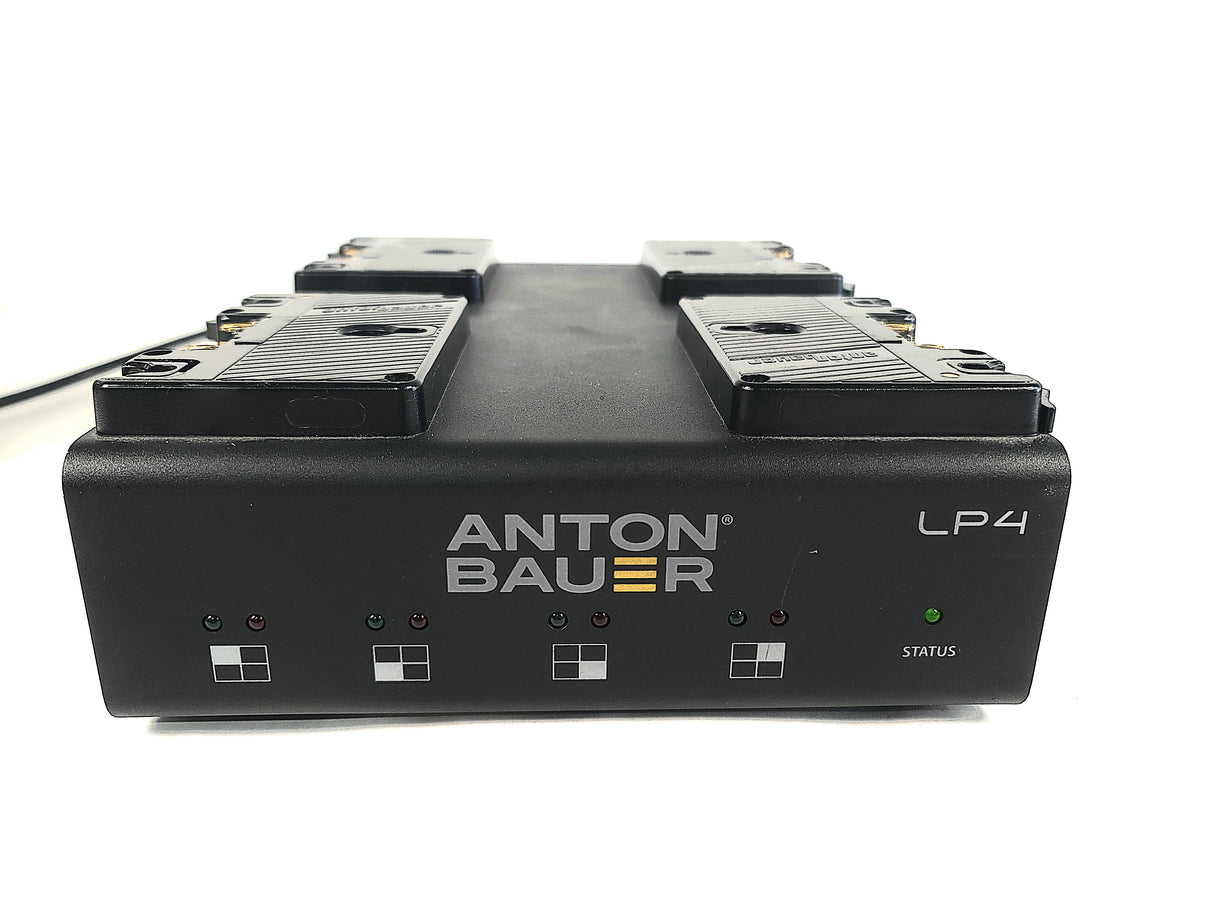 Anton Bauer 8475-0126 LP4 Quad Gold Mount Charger