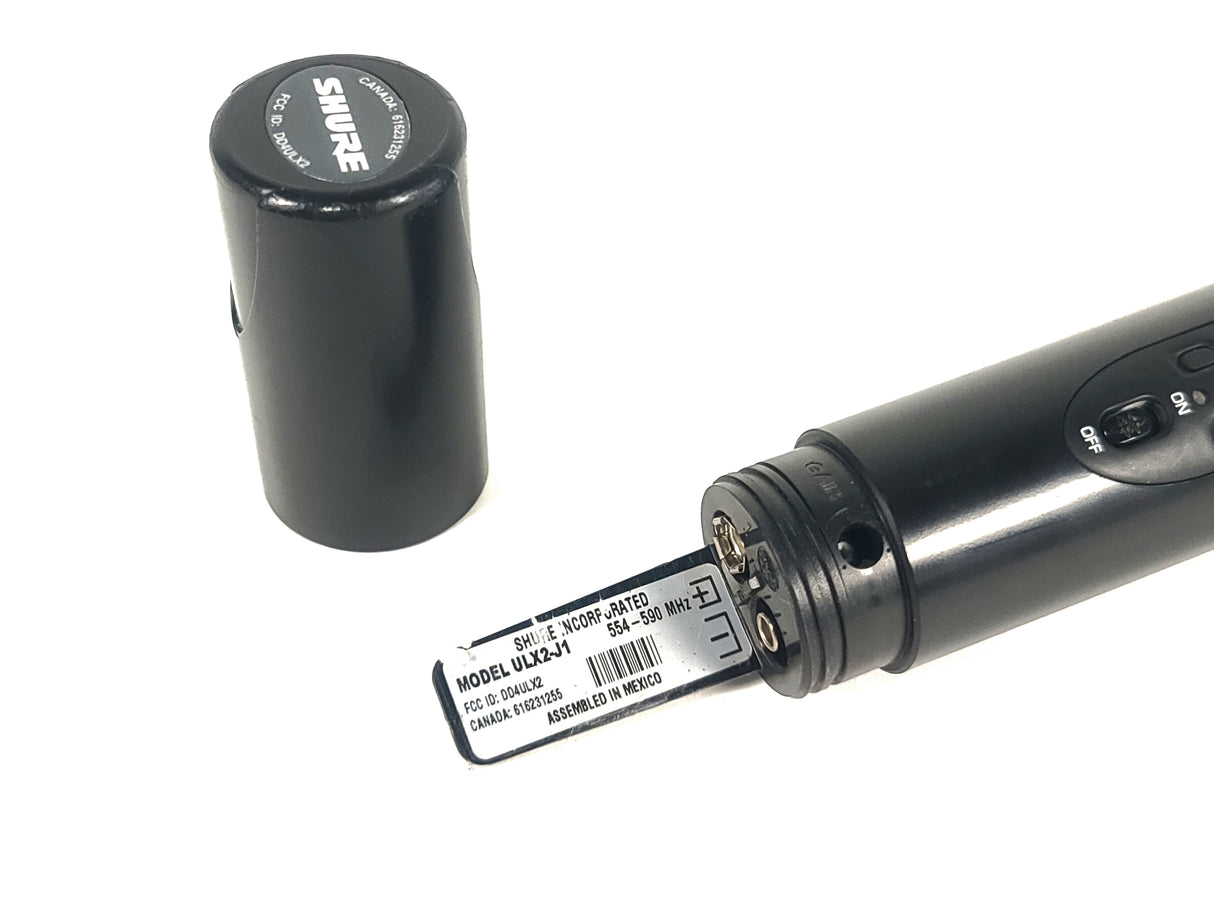 Shure ULX2 Hand Held Microphone (J1: 554-590 MHz) w/ Shure SM58