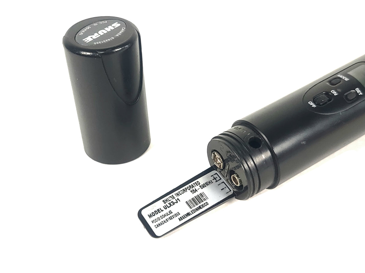 Shure ULX2 Hand Held Microphone (J1: 554-590 MHz) w/ Shure SM58