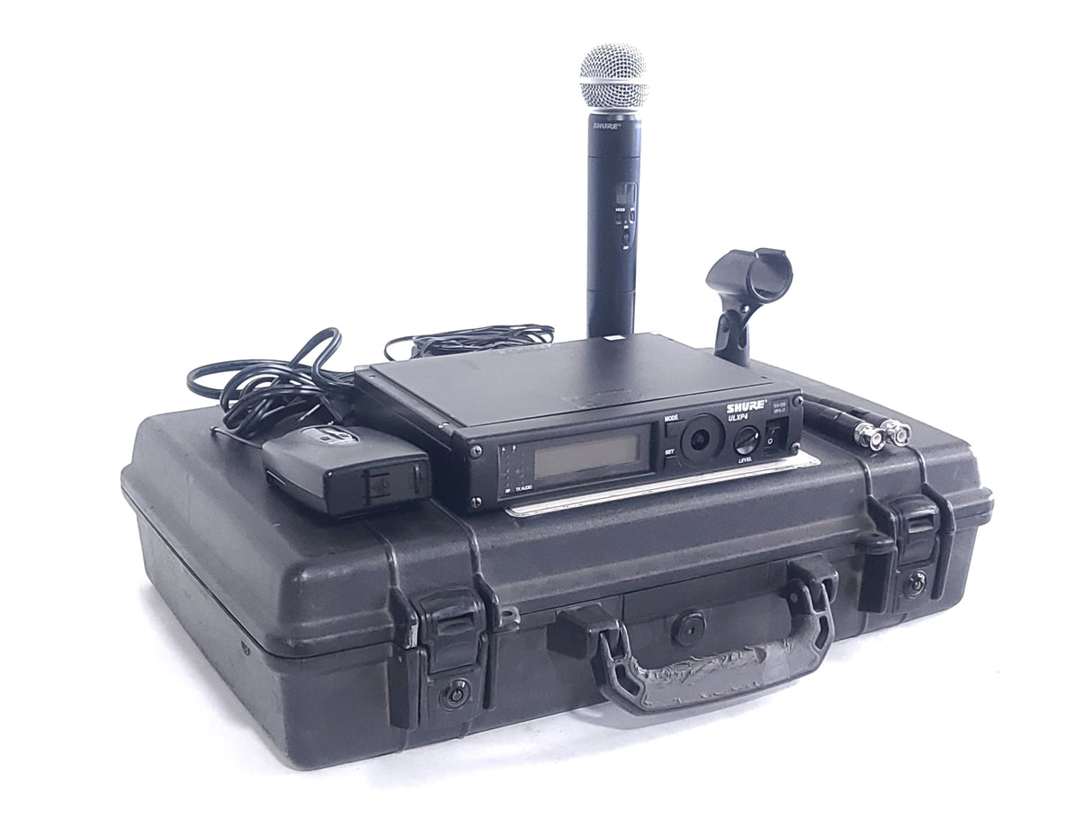Shure ULXP4 Wireless Receiver Kit (J1: 554-590MHz) w/ Accessories in Pelican 1490 Case