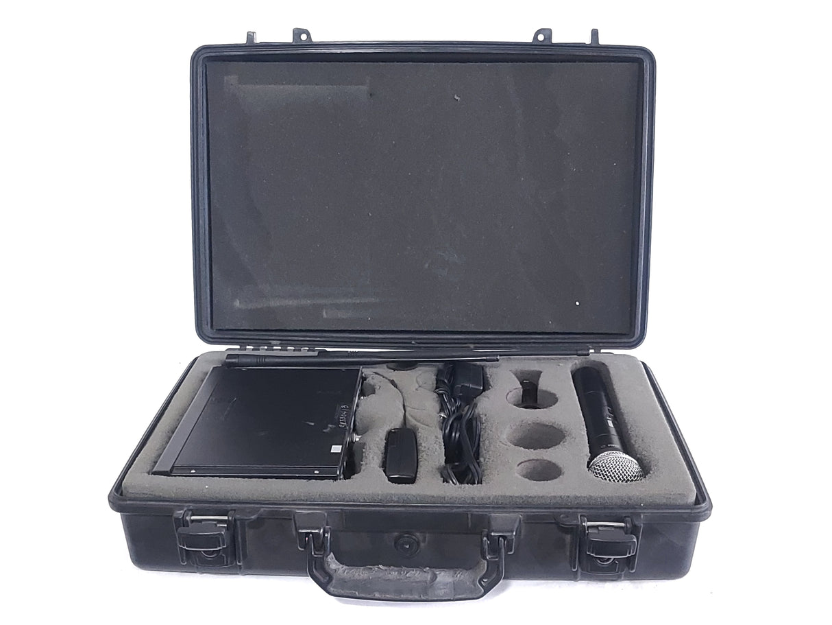 Shure ULXP4 Wireless Receiver Kit (J1: 554-590MHz) w/ Accessories in Pelican 1490 Case