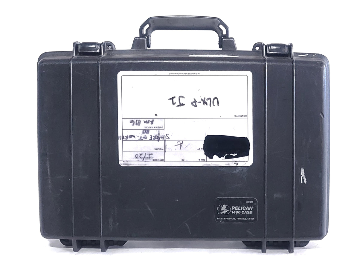 Shure ULXP4 Wireless Receiver Kit (J1: 554-590MHz) w/ Accessories in Pelican 1490 Case