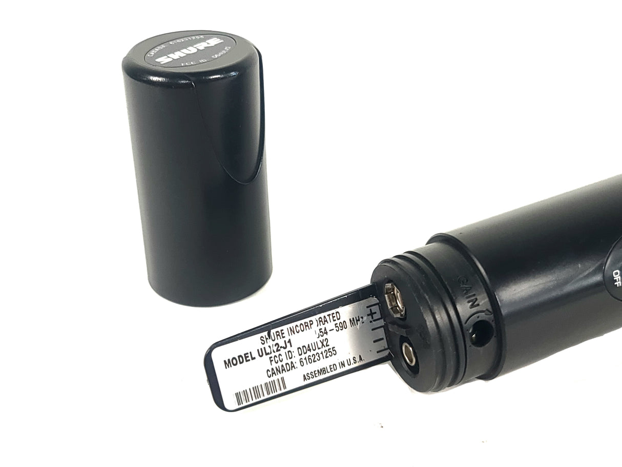 Shure ULX2 Hand Held Microphone (J1: 554-590 MHz) w/ Shure SM58