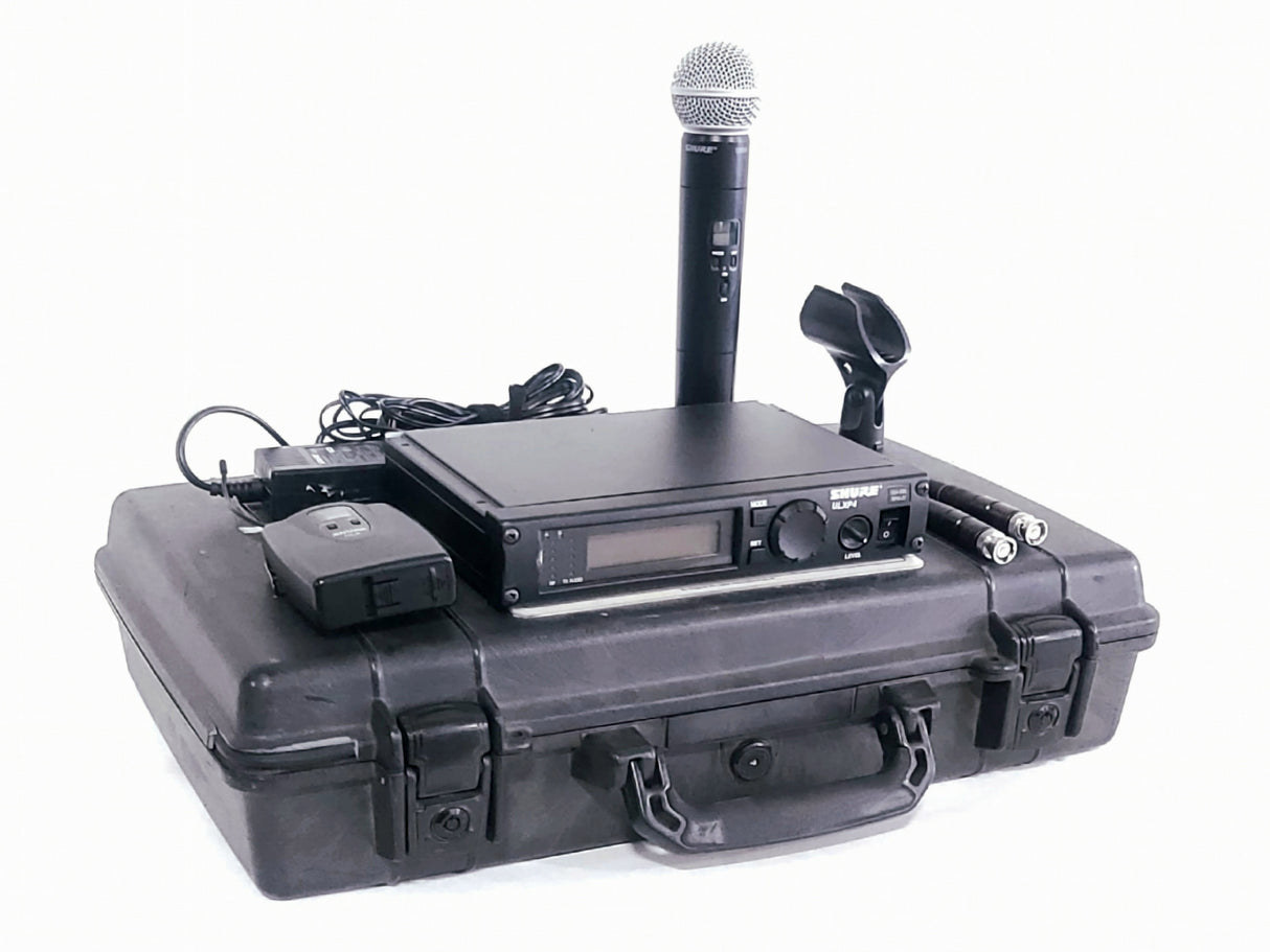 Shure ULXP4 Wireless Receiver Kit (J1: 554-590MHz) w/ Accessories in Pelican 1490 Case