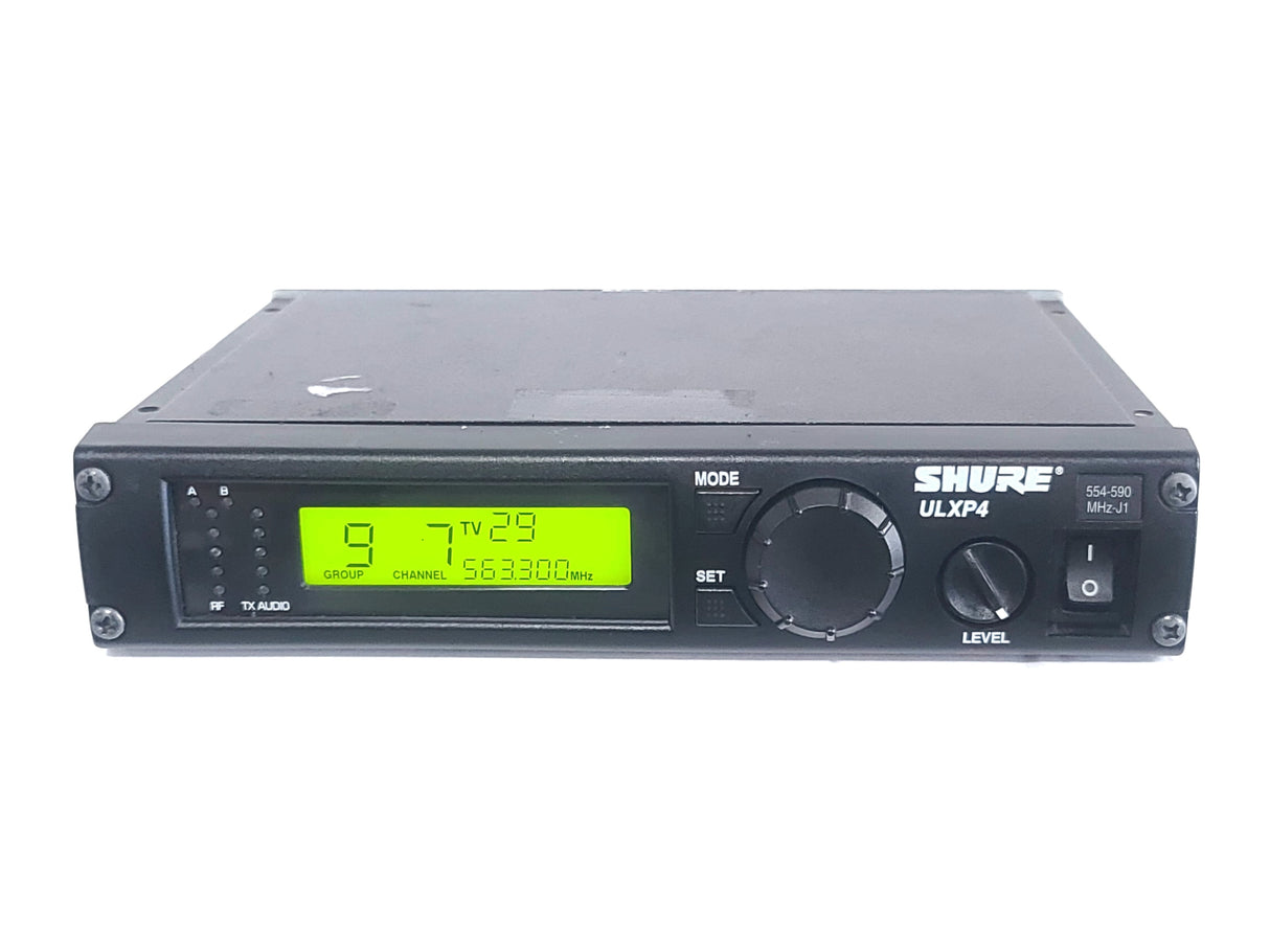 Shure ULXP4 Wireless Receiver Kit (J1: 554-590MHz) w/ Accessories in Pelican 1490 Case