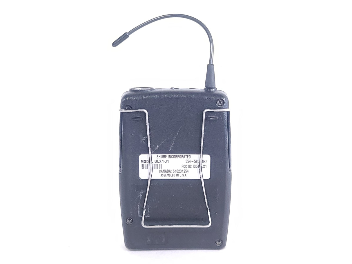 Shure ULXP4 Wireless Receiver Kit (J1: 554-590MHz) w/ Accessories in Pelican 1490 Case