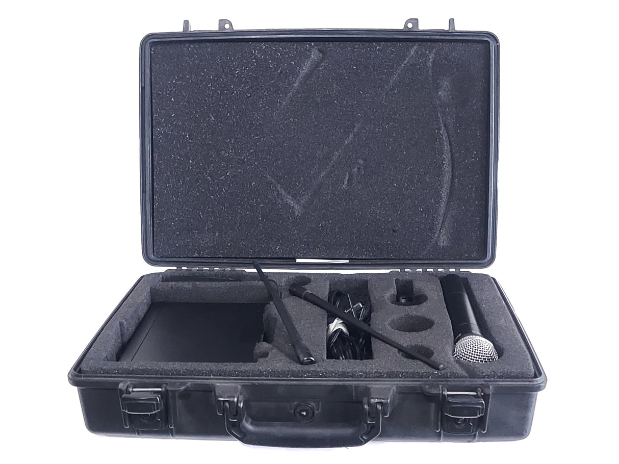 Shure ULXP4 Wireless Receiver Kit (J1: 554-590MHz) w/ Accessories in Pelican 1490 Case