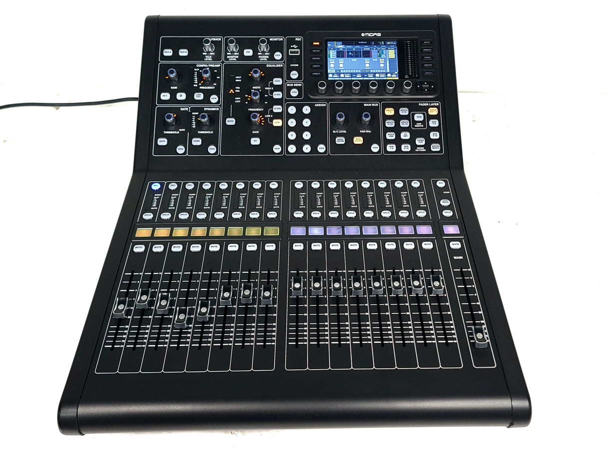 Midas M32R LIVE Digital Console for Live Performance and Studio Recording w/ Klark Teknik DN32-USB Option Card