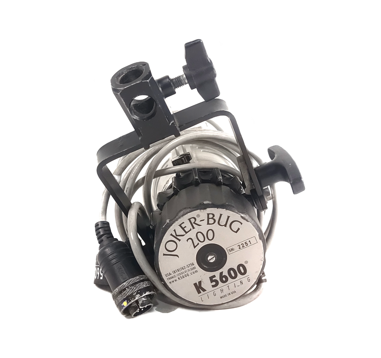 K 5600 Lighting Joker-Bug 200 Par Light w/ Accessories in Hard Rolling Case