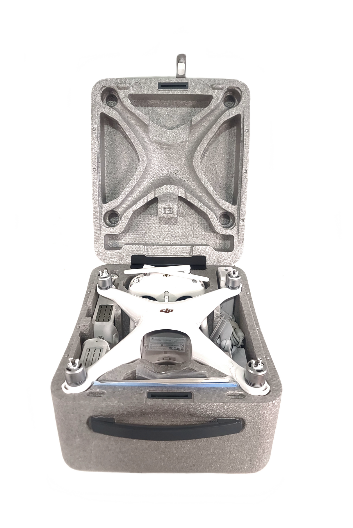 DJI WM331S Phantom 4 Pro V2.0 Drone w/ Gimble, DJI 1:2 8-11 24mm Camera, DJI GL300L Controller, Cell Phone Mount & Accessories in DJI Travel Case