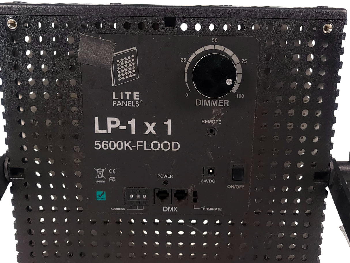 Lite LP-1X1 5600K-Flood Led Panels w/ Mounting Bracket, PSU