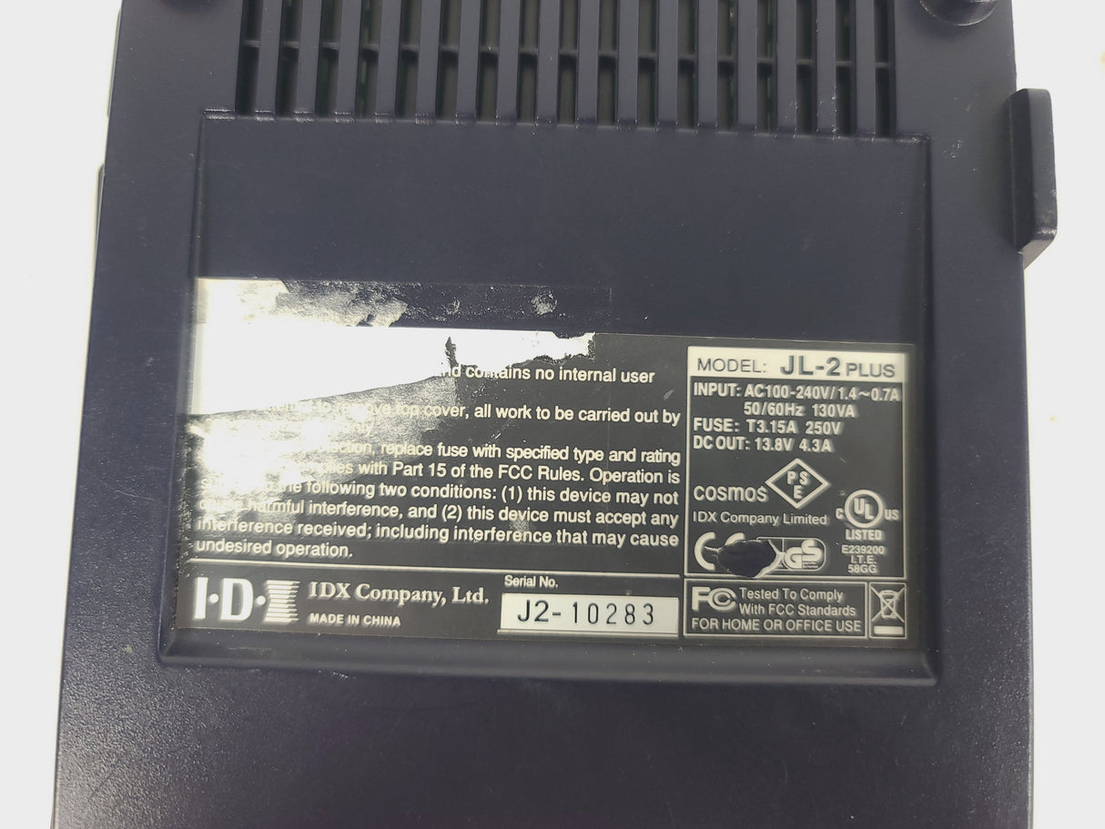 IDX JL-2PLUS Dual Channel Sequential Quick Charger