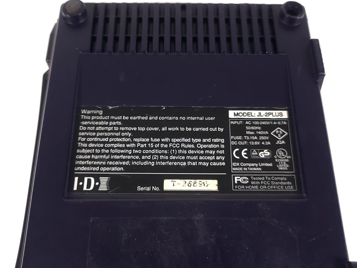 IDX JL-2PLUS Dual Channel Sequential Quick Charger