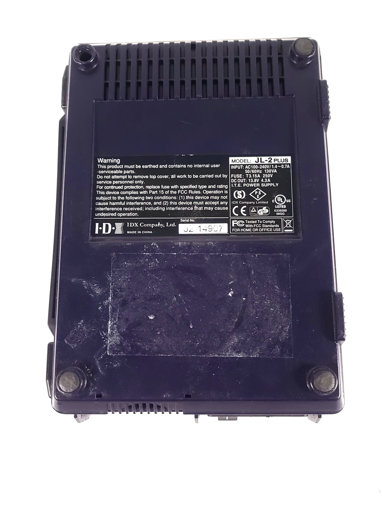 IDX JL-2PLUS Dual Channel Sequential Quick Charger