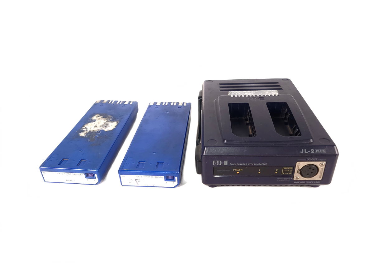 IDX JL-2PLUS Dual Channel Sequential Quick Charger w/ (2) NP-L7S Batteries
