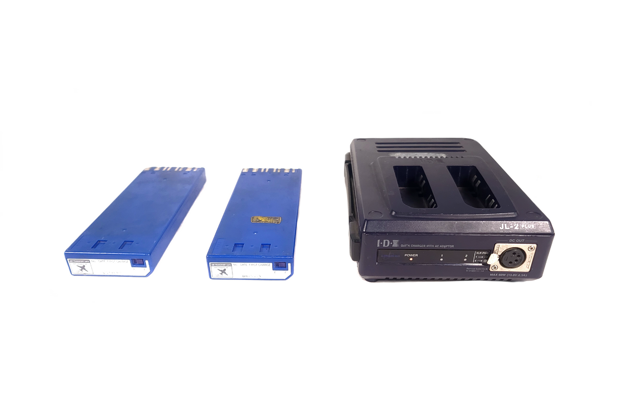 IDX JL-2PLUS Dual Channel Sequential Quick Charger w/ (2) NP-L7S Batteries