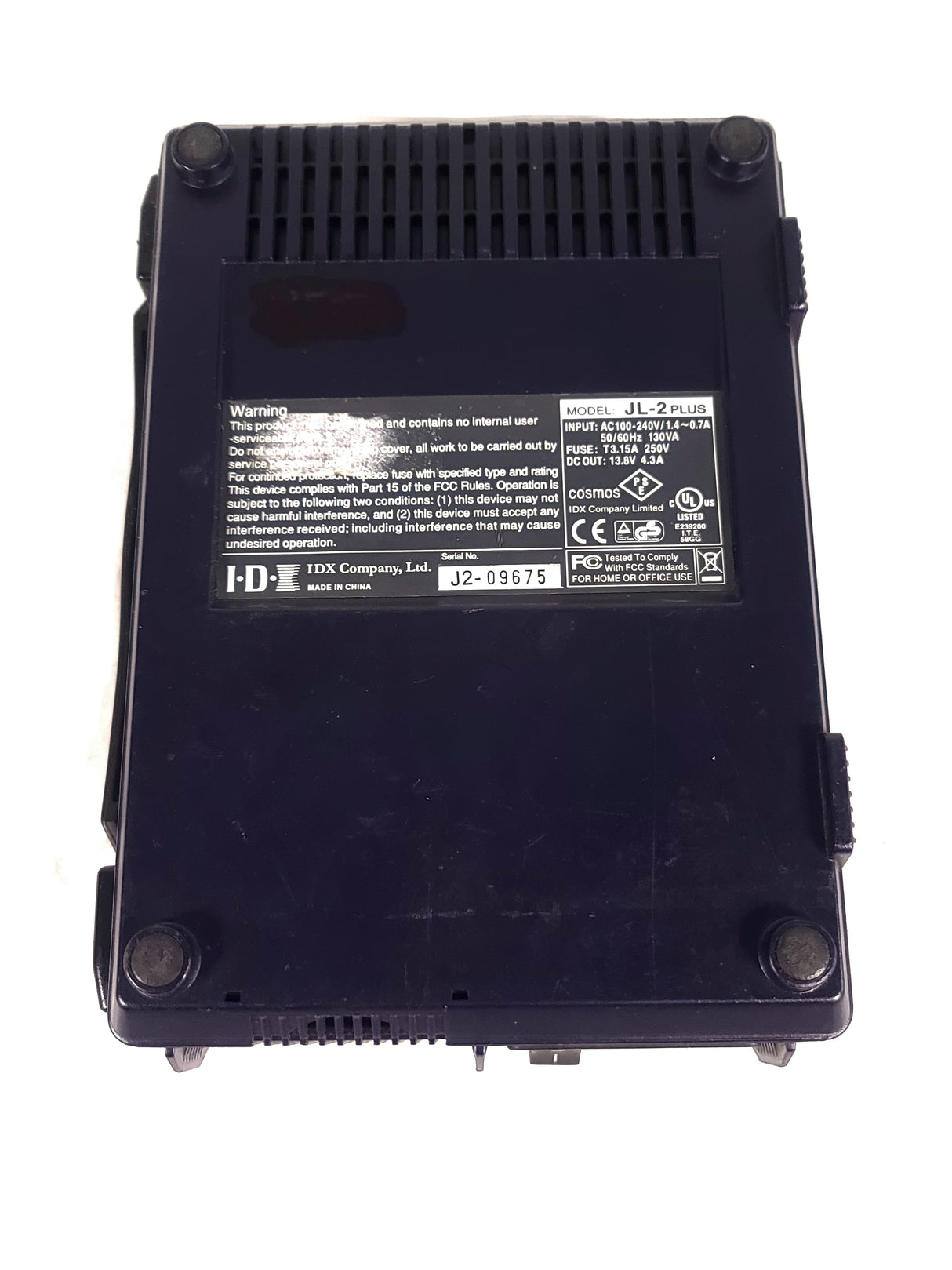 IDX JL-2PLUS Dual Channel Sequential Quick Charger w/ (2) NP-L7S Batteries