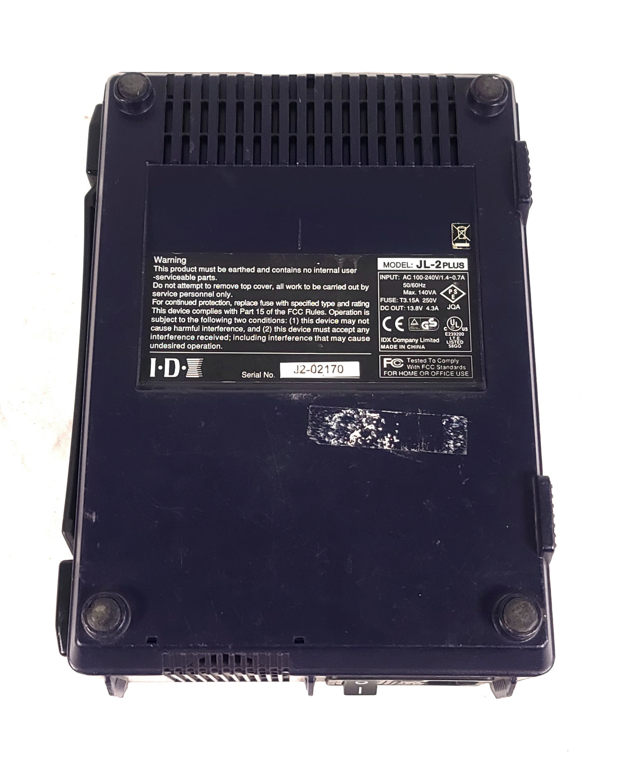 IDX JL-2PLUS Dual Channel Sequential Quick Charger w/ (2) NP-L7S Batteries