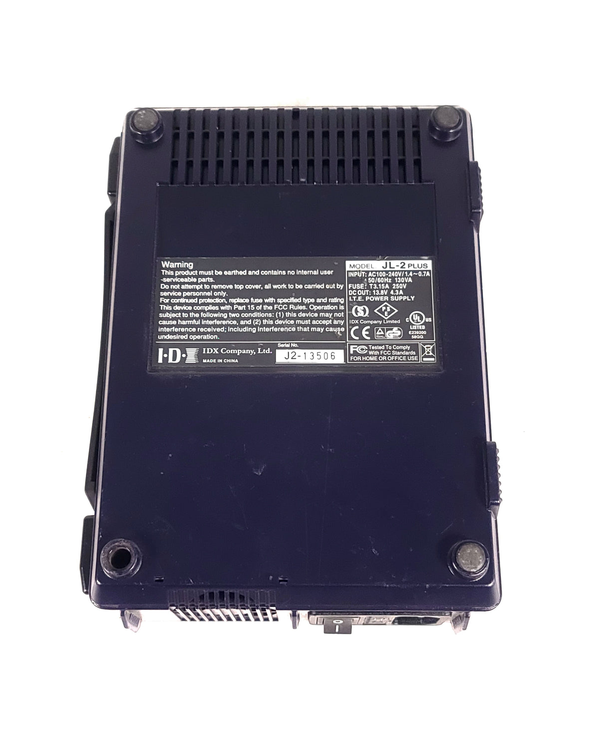 IDX JL-2PLUS Dual Channel Sequential Quick Charger w/ (2) NP-L7S Batteries