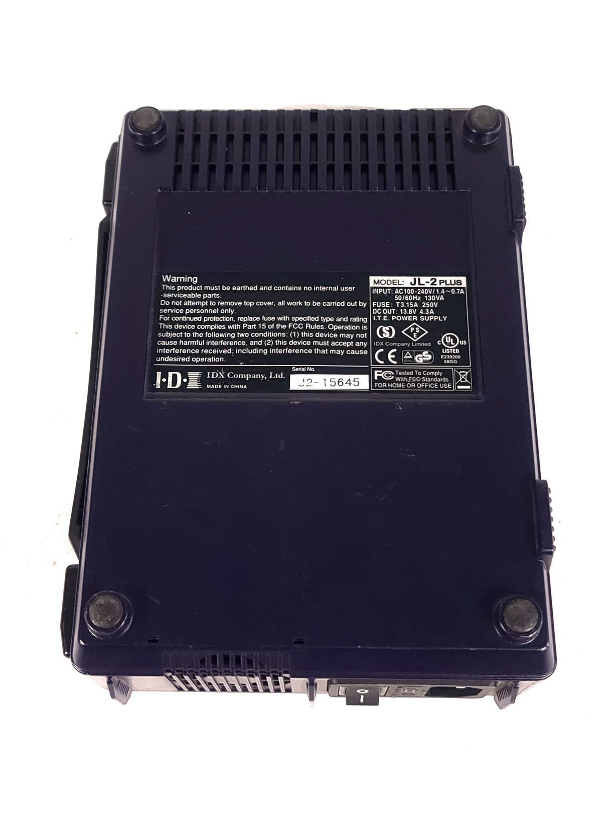 IDX JL-2PLUS Dual Channel Sequential Quick Charger w/ (2) NP-L7S Batteries