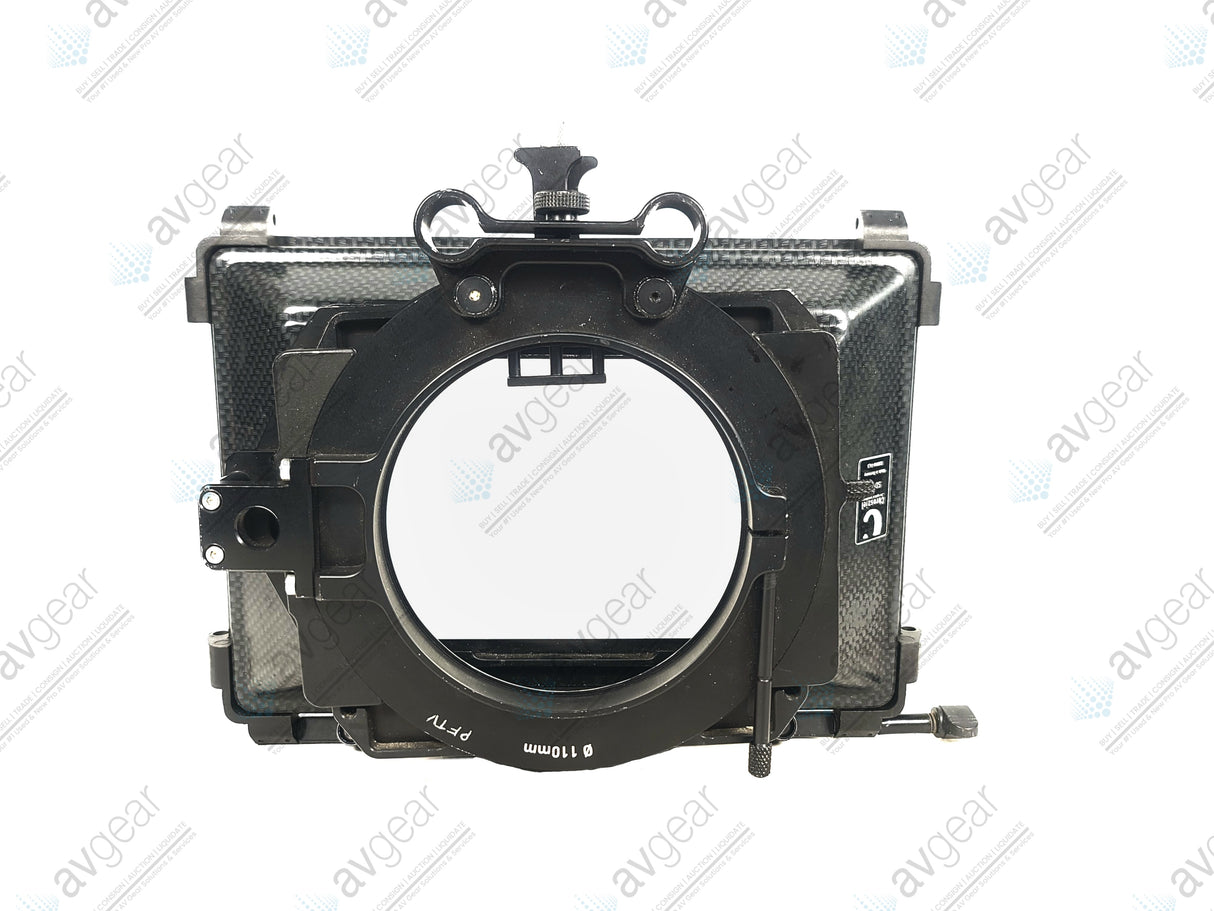 Chrosziel SD 412 Matte Box 110MM Outer Ring, Filter Trays & Rail Mount (Missing Flag)