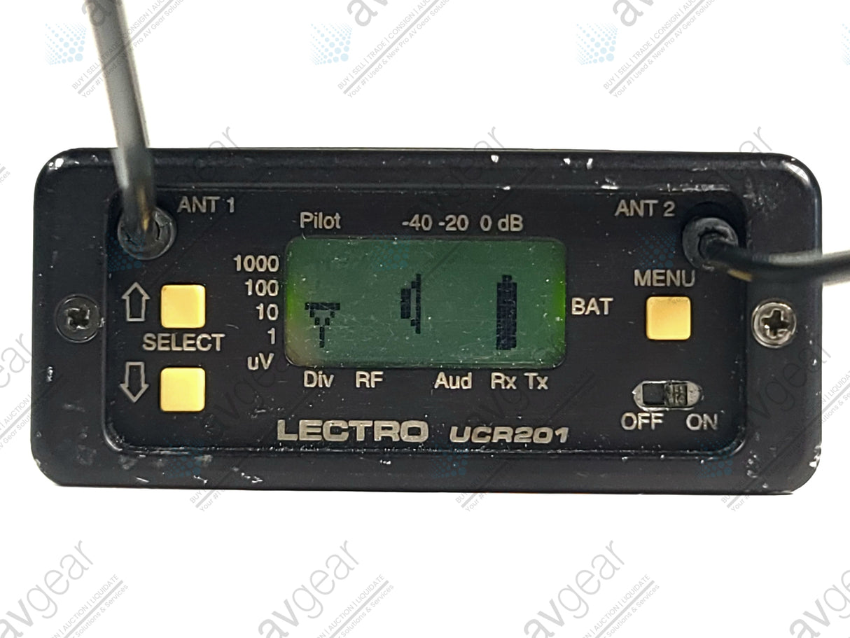 Lectrosonics UCR201 UHF Receiver Block 22 (563-588MHz) (NEEDS REPAIR)