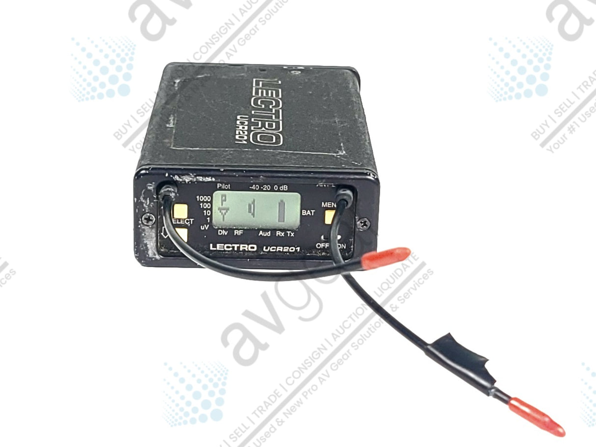 Lectrosonics UCR201 UHF Receiver Block 22 (563-588MHz) (SCREEN ISSUES)