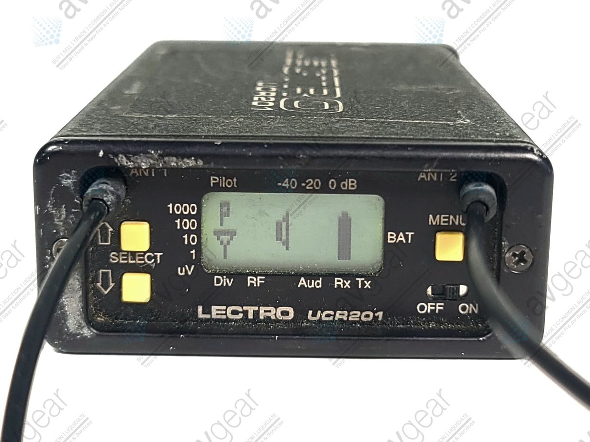 Lectrosonics UCR201 UHF Receiver Block 22 (563-588MHz) (SCREEN ISSUES)