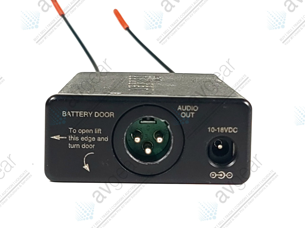 Lectrosonics UCR201 UHF Receiver Block 22 (563-588MHz)