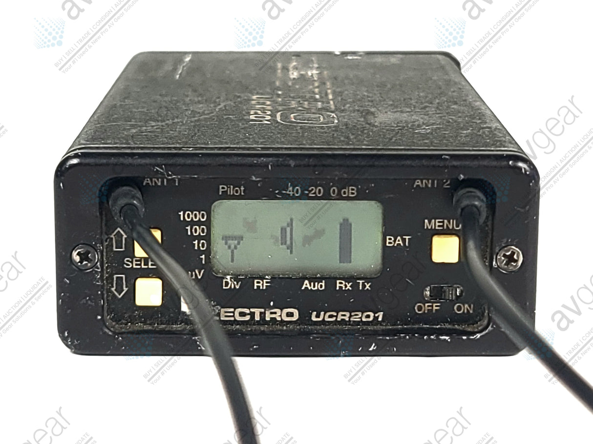 Lectrosonics UCR201 UHF Receiver Block 22 (563-588MHz)