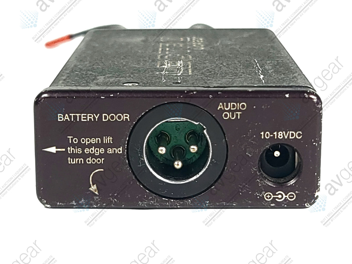 Lectrosonics UCR201 UHF Receiver Block 22 (563-588MHz)