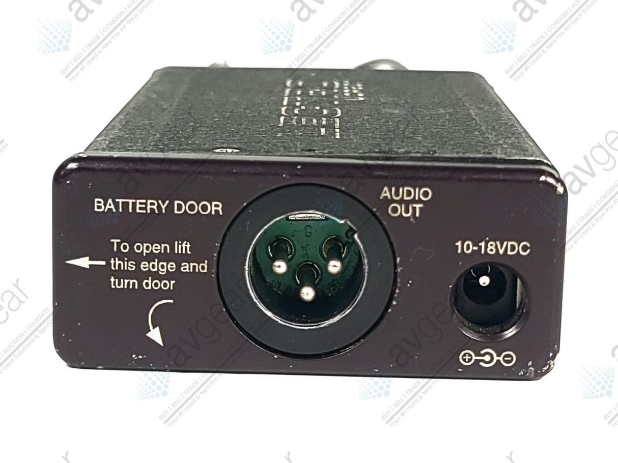 Lectrosonics UCR201 UHF Receiver Block 22 (563-588MHz)