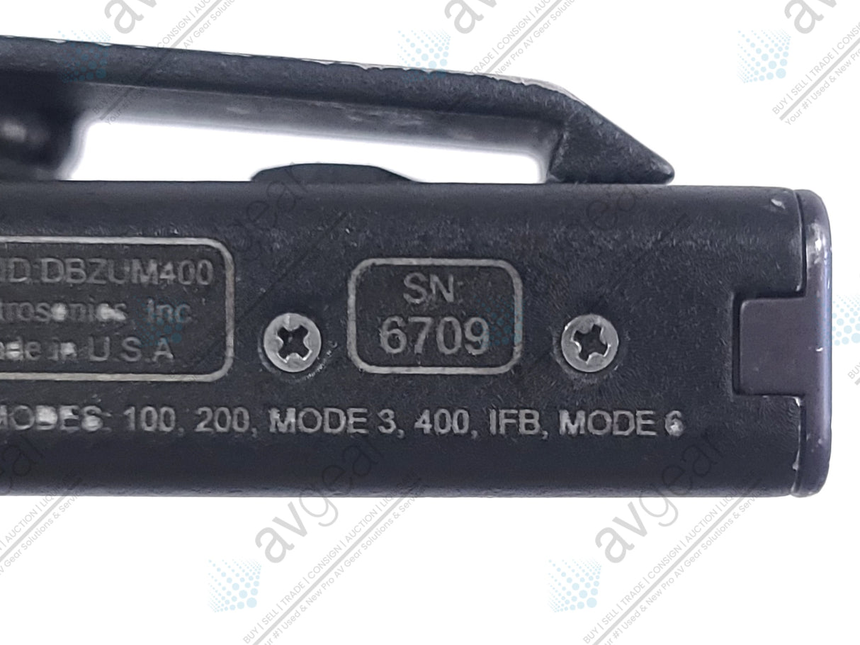 Lectrosonics UM400 Block 22 Belt Pack Transmitter (563-588MHz)