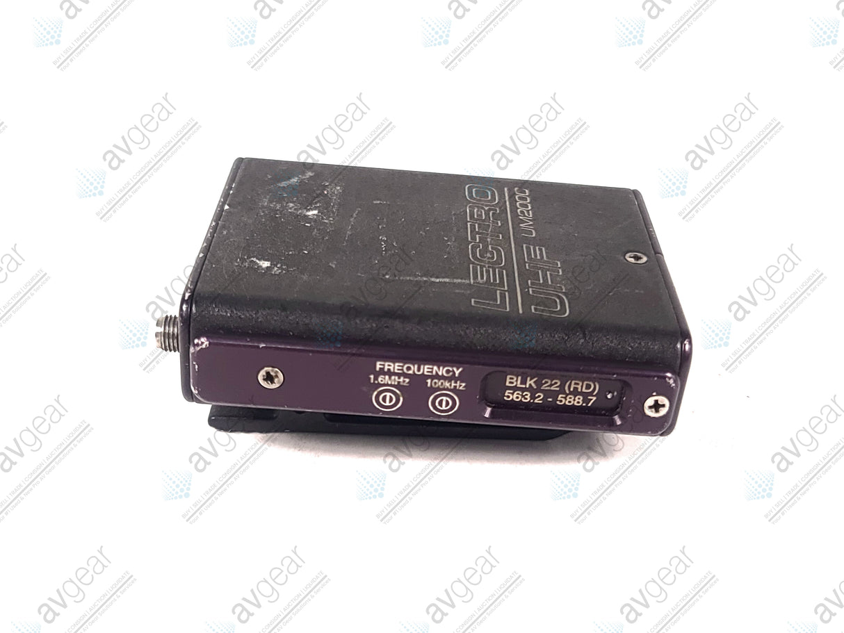 Lectrosonics UHF UM200C Belt Pack Transmitter Block 22 (563-588MHz)