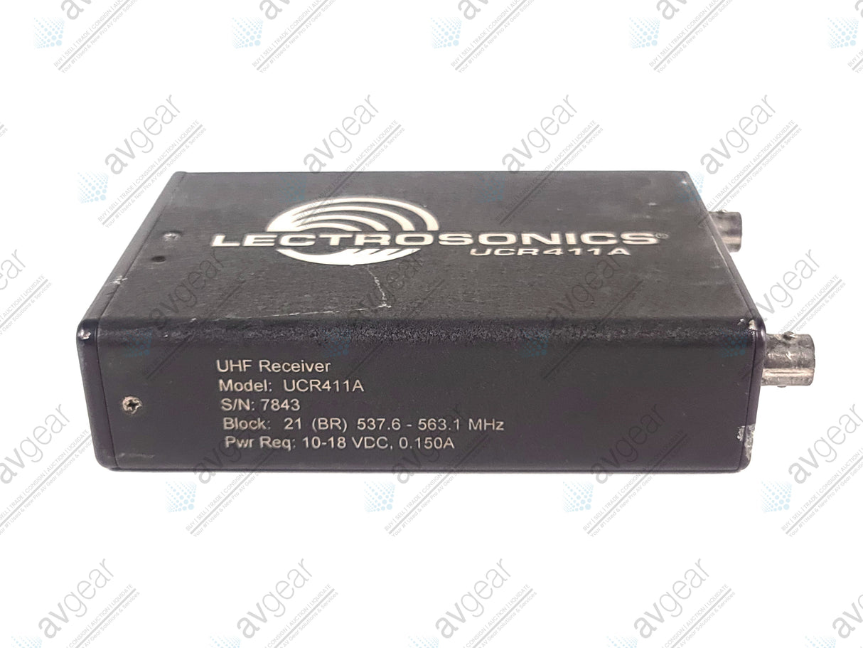 Lectrosonics UCR411A UHF Receiver Block 21 (537-563MHz)