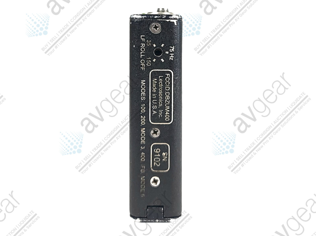 Lectrosonics UM400 Belt Pack Transmitter Block 21 (537-563MHz)
